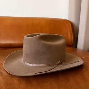 Stetson Range Cowboy Hat Fawn 7 1/4